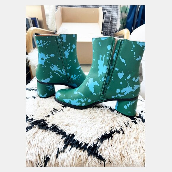 CAMPER Kiara Splatter Book - Green and Blue - Picture 3 of 8